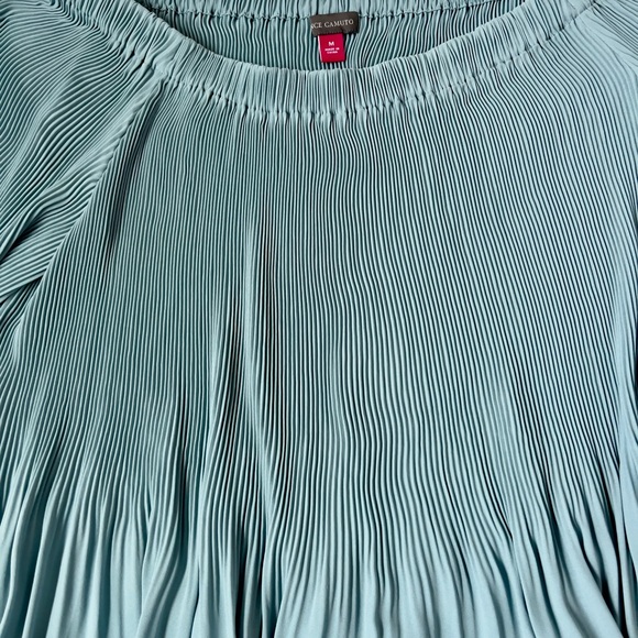 Vince Camuto Off-Shoulder Blue Top - Picture 3 of 5